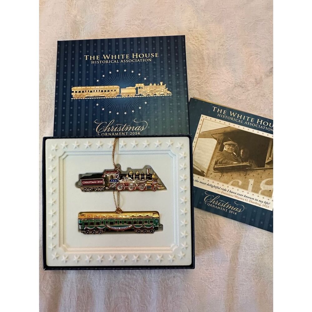 White House Historical Christmas Ornament 2014 Warren Harding Train
